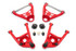 BMR A-Arm Kit - Red (1964 - 1972 A-Body) AAK401R
