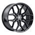 Forgestar X12 22x10 Wheel 6x135 +30 Offset 6.68 BS Gloss Black (2004-2024 F-150) F03120089P30