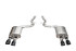 Corsa 3" Axle-Back Exhaust - Sport Valved - 4.5" Pro-Series Tips - Black (2024 - 2026 Dark Horse Coupe) 21267BLK