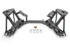 BMR Tubular K-Member w/ Spring Perches - Premium Version - Black (1996 - 2004 Mustang) KM743H