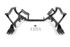 BMR Standard Tubular K-Member - Coilover Version - Black (1996 - 2004 Mustang) KM741H
