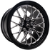 Billet Specialties Redline Drag Pack Rear Wheel - (2009-2014 Cadillac CTS-V) - Black - BDP07710RT1275