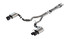 Borla Cat-Back Exhaust System - ATAK - Dual Split Rear - Carbon Fiber Tips (2024 - 2026 Mustang GT - NO Active Exhaust) 140970CFBA