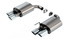 Borla Axle-Back Exhaust System - S-Type - Polished Tips (2024 - 2026 Mustang GT - Active Exhaust) 11985