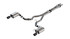 Borla Cat-Back Exhaust System - ATAK - Carbon Fiber Tips (2024 - 2026 Mustang GT - NO Active Exhaust) 140961CFBA