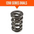 PAC Racing Drag Race 1200 Series Valve Spring 1.550 - 0.800 lift - PAC-1225