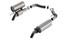 Borla Axle-Back Exhaust System - S-Type - Turn Down Tips (2022 - 2023 Grand Wagoneer) 11990