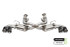 Corsa 3" Cat-Back Exhaust - AFM Valve - 4.5" Carbon Fiber Tips - Polished (2020 - 2026 Corvette C8 - NPP) 21100CF