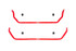 Eibach Front & Rear Anti-Roll Bar Kit - 36mm / 25mm (2011 - 2014 Ford Mustang / 2011 - 2014 Mustang Shelby GT500) - 35125.320
