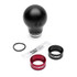 Cobb Short Weighted Cobb Knob - Black w/Black Trim (2023 - 2026 Civic Type R / 2022 - 2026 Civic Si / 2024 - 2026 Integra Type S) - 2H2365-BK