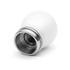 Cobb Weighted COBB Shift Knob - White w/Black Base (2009 - 2026 GTI / 2014 - 2026 Golf R / 2015 - 2019 Golf / 2019 - 2026 Jetta) - 2V1360-W
