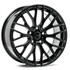Axe Wheels 18x8.5 ZX2 Aluminum Wheel - 72.6 Bore - 5x120 BC - 35mm Off Set - Gloss Black - 8519BLNK35ZX2GB-5120