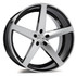 Axe Wheels 22x10.5 ZX9 Aluminum Wheel - 74.1 Bore - 5x130 BC - 42mm Off Set - Gloss Black Polished Face - 10522BLNK42ZX9BP-5130