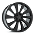 Axe Wheels 22x9 ZX15 Aluminum Wheel - 74.1 Bore - 5x108 BC - 40mm Off Set - Gloss Black - 922BLNK40ZX15GB-5108