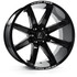 Axe Wheels 20x12 Artemis Offroad Aluminum Wheel - 87.1 Bore -  6x135 BC - -44 Off Set - Gloss Black Milled - 201212H-44ARTBM-6135