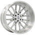 Axe Wheels 24x12 Atlas Offroad Aluminum Wheel - 87.1 Bore -  5x139 BC - -44 Off Set -Silver Brush Milled - 241210H-44ATLSM-5139