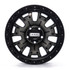 Axe Wheels 17x9 Helios Beadlock Offroad Aluminum Wheel - 71.5 Bore - 5x127 BC - 15 Off Set - Double Dark Tinted - 1795127-15HELDDT