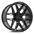 Axe Wheels 22x10 Hype Raptor R-Axe Aluminum Wheel - 87.1 Bore - 6x135 BC - -19 Off Set - Gloss Black - 22106135-19HYPGB