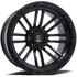 Axe Wheels 20x9.5 Icarus Offroad Beadlock Aluminum Wheel - 125.2 Bore - 8x180 BC - 15 Off Set - Satin Black - 20958180+15ICASB
