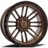 Axe Wheels 22x12 Icarus Offroad Beadlock Aluminum Wheel - 87.1 Bore - 5x127 BC - -44 Off Set - Bronze Black Lip - 221210H-44ICABB-5127