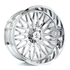 Axe Wheels 24x12 Kratos Offroad Aluminum Wheel - 106 Bore - 6x139 BC - -44 Off Set - Chrome - 241212H-44KRACHR-6139
