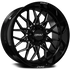 Axe Wheels 22x12 BTO-2 Offroad Aluminum Wheel - 106 Bore - 6x135 BC - -44 Off Set - Gloss Black Double Milled - 221212H-44BT02BM-6135