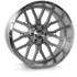 Axe Wheels 22x12 AX6 Compression Forged Offroad Aluminum Wheel - 125.2 Bore - 8x170 BC - -44 Off Set - Silver Brush Milled Mirror Lip - 22128170-44AX6SM
