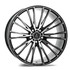 Axe Wheels 19x9.5 CF2 Compression Forged Alloy Wheel - 72.6 Bore - 5x108 BC - 40 Off Set - Black Mirror Face - 9519BLANK40CF2BP-108