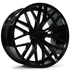 Axe Wheels 19x9.5 EX30 Gravity Cast Aluminum Wheel - 72.6 Bore - 5x115 BC - 42 Off Set - Gloss Black - 9519BLNK42EX30GB-115