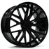 Axe Wheels 19x8.5 EX30 Gravity Cast Aluminum Wheel - 72.6 Bore - 5x114 BC - 25 Off Set - Gloss Black - 8519BLNK25EX30GB-114
