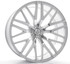 Axe Wheels 20x8.5 EX30 Gravity Cast Aluminum Wheel - 72.6 Bore - 5x112 BC - 40 Off Set - Silver Mirror Face Milled Accents - 8520BLNK40EX30SM-112