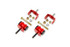 BMR Delrin Motor Mount Kit - Red (1997 - 2013 Corvette / 2004 - 2006 GTO) MM551R