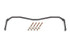BMR Rear Sway Bar Kit - Hollow 1" - Non - Adjustable - Black (1964 - 1972 A-Body) SB402H