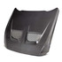 Anderson Composites Carbon Fiber Hood - Type GTD - Double Sided (2024 - 2026 Mustang) AC-HD24FDMU-GTD-DS