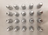 Shelby American Mustang Wheel Lug Nuts Polished-Set of 20 (2007-2017 Mustang) 41188HT-SET