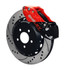 Shelby American Wilwood Rear 4-Piston Big Brake Kit-Black w/Red Lettering (2005-2014 Mustang / 2005-2014 GT500) S5MK-2300-UF