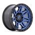 Fuel Off-Road 17x9 Syndicate Wheel 5X127 BP 01mm ET 5.04 BS 71.50 Bore - Dark Blue with Black Ring - D81317907550