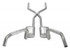 Pypes 3" Crossmember Back Exhaust System w/H-Bomb H-Pipe Quarter Panel Exit Race Pro Mufflers (1967 - 1969 Chevrolet Camaro / 1967 - 1969 Pontiac Firebird) - SGF44R
