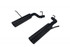 Pypes Pype Bomb Axle Back Exhaust Black Powder Coated (2011 - 2024 Dodge Durango) - SDD19MSB