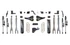 Maxtrac 6" Lift Kit Vulcan Reservoir Shocks w/4-Links (2017 - 2022 Ford F-250 4WD / 2017 - 2022 Ford F-350 4WD) - K943362VRL