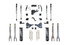 Maxtrac 4" Lift Kit Vulcan IFP Shocks w/4-Links (2023 - 2025 Ford F-250 4WD / 2023 - 2025 Ford F-350 4WD) - K944341VL