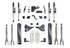 Maxtrac 8" Lift Kit Vulcan Reservoir Shocks w/4-Links (2023 - 2025 Ford F-250 4WD / 2023 - 2025 Ford F-350 4WD) - K944385VRL