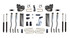 Maxtrac 4" Lift Kit Max Trac Shocks w/4-Links - Factory Rear Air Ride (2013 - 2018 Dodge Ram 3500 4WD Diesel) - K947341LA