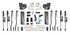 Maxtrac 8" Lift Kit Vulcan Reservoir Shocks w/4-Links (2013 - 2018 Dodge Ram 3500 4WD Diesel) - K947385VRL