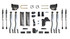 Maxtrac 4" Lift Kit Vulcan Shocks w/4-Links - Factory Rear Air Ride (2019 - 2024 Dodge Ram 2500 4WD Diesel) - K947441VLA