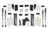 Maxtrac 4" Lift Kit Vulcan Shocks - Factory Rear Air Ride (2019 - 2024 Dodge Ram 3500 4WD Diesel) - K947541VA