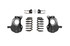 Maxtrac 2"/4" Lowering Kit (Spindles) w/ Magneride (2015 - 2020 GM SUV) - KC331624A