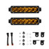 Rigid Industries 6" Selective Yellow SAE Fog Light Kit (2022 - 2026 Tundra / 2024 - 2026 Tacoma / 2025 - 2026 4Runner / 2023 - 2026 Sequoia) - 37202 - 37201