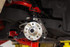 UMI Performance Tubular Front Upper & Lower A-Arms - Delrin Bushings - 1/2" Taller Upper Ball Joints - Red (1978 - 1988 G-Body / 1982 - 2003 S-10) - 303233-1-R
