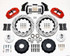 Wilwood Forged Narrow Superlite 6R Big Brake Hub Kit w/ Drilled Rotors - Front - Red (1958 - 1970 B-Body) - 140-10284-DR